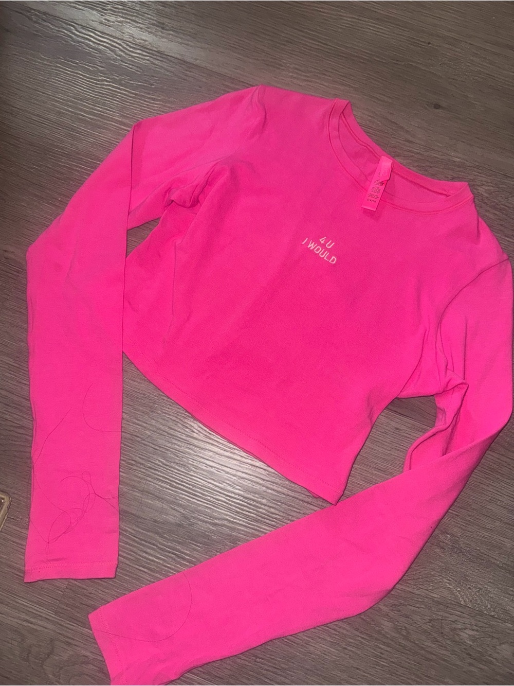 SKIMS Cotton Jersey Long Sleeve Cropped T-Shirt